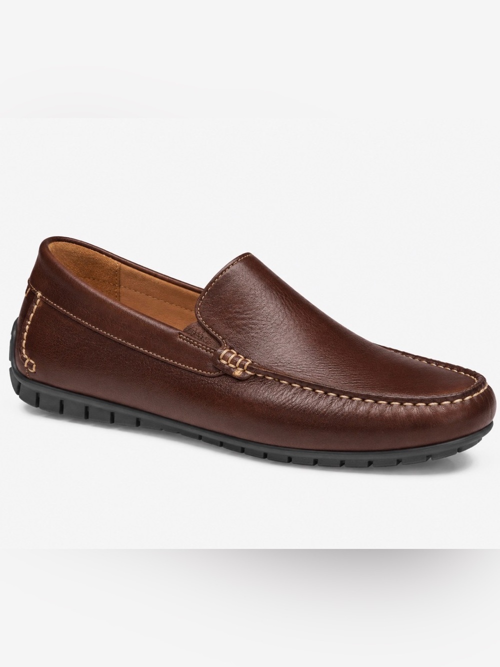 Johnston & Murphy Mahogany Full Grain Leather Loafers